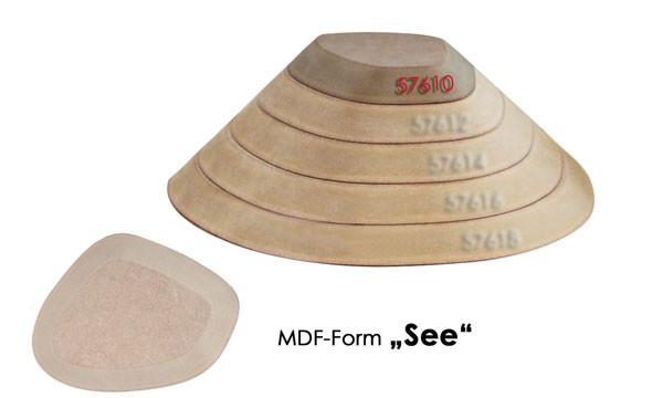 MDF shapes for molding "OVAL 263 x 93 mm