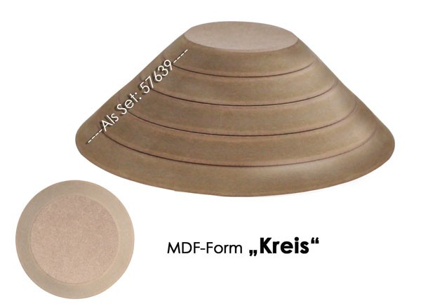 MDF shapes for molding "KREIS" complete set