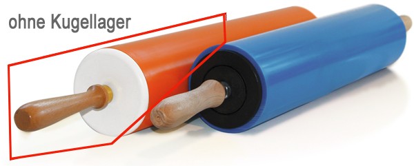 Clay-roller without ball-bearing