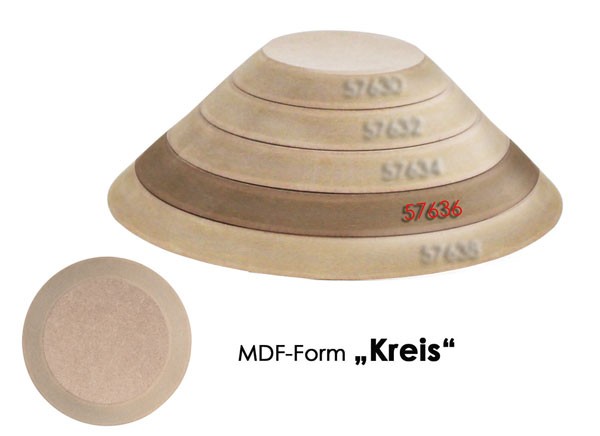 MDF shapes for molding "KREIS" Ø 241 mm