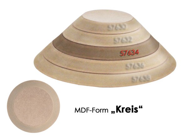 MDF shapes for molding "KREIS" Ø 204 mm