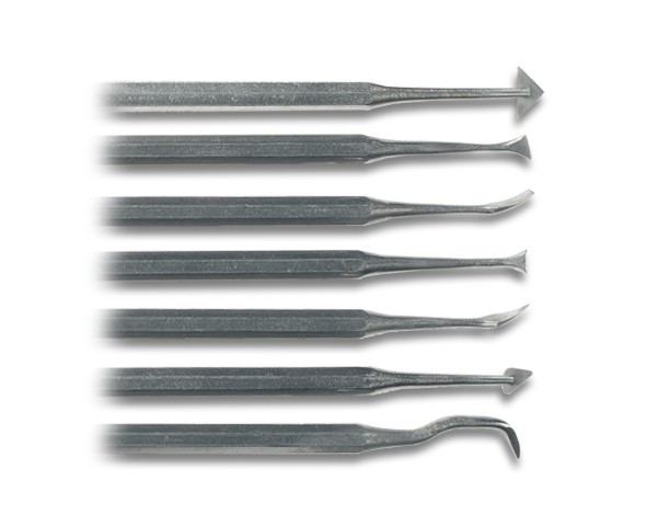 Set stainless steel modelling tools 7 tools | lenght ca. 15 cm
