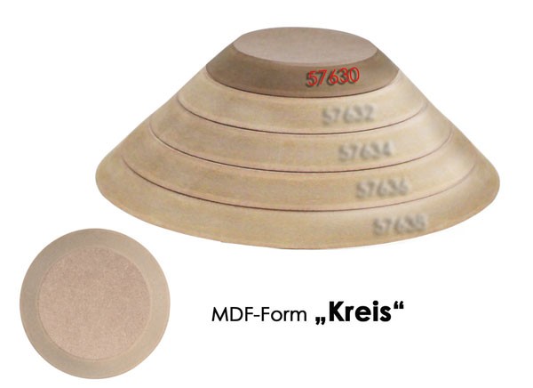MDF shapes for molding "KREIS" Ø 130 mm